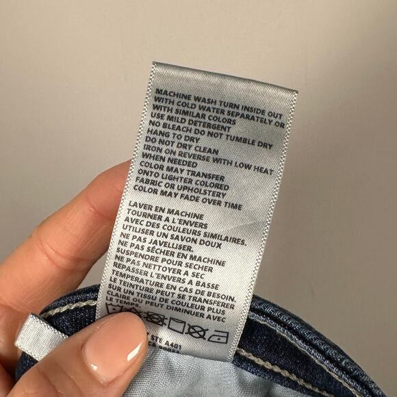 L'Agence Ruth High Rise Cotton Blend Straight Jeans In Atwood Women's 32 - Picture 10 of 10